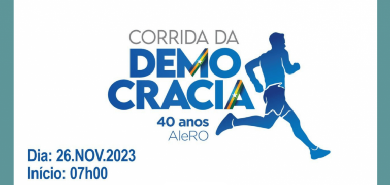 Assembleia Legislativa de Rondônia realiza “Corrida da Democracia” no dia 26 de novembro