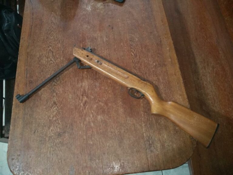 PM apreende arma utilizada para matar animal doméstico