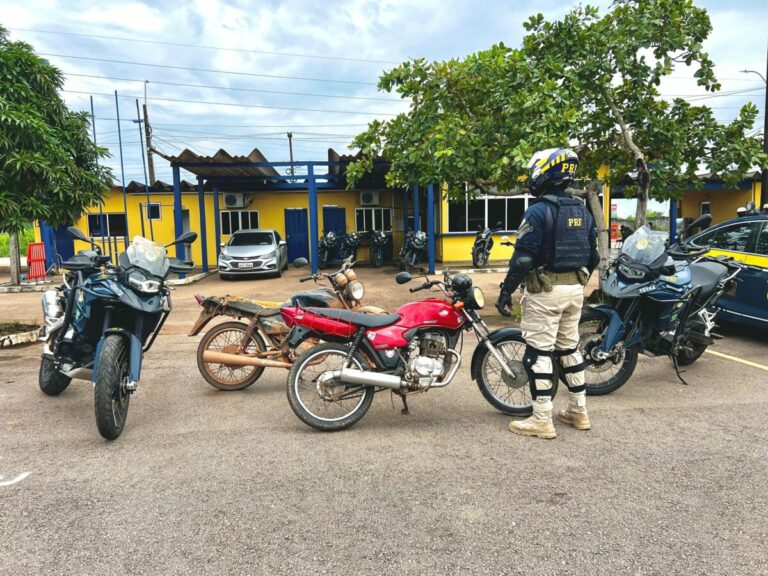 Em Porto Velho/RO, PRF recupera 2 motocicletas adulteradas em 5 minutos