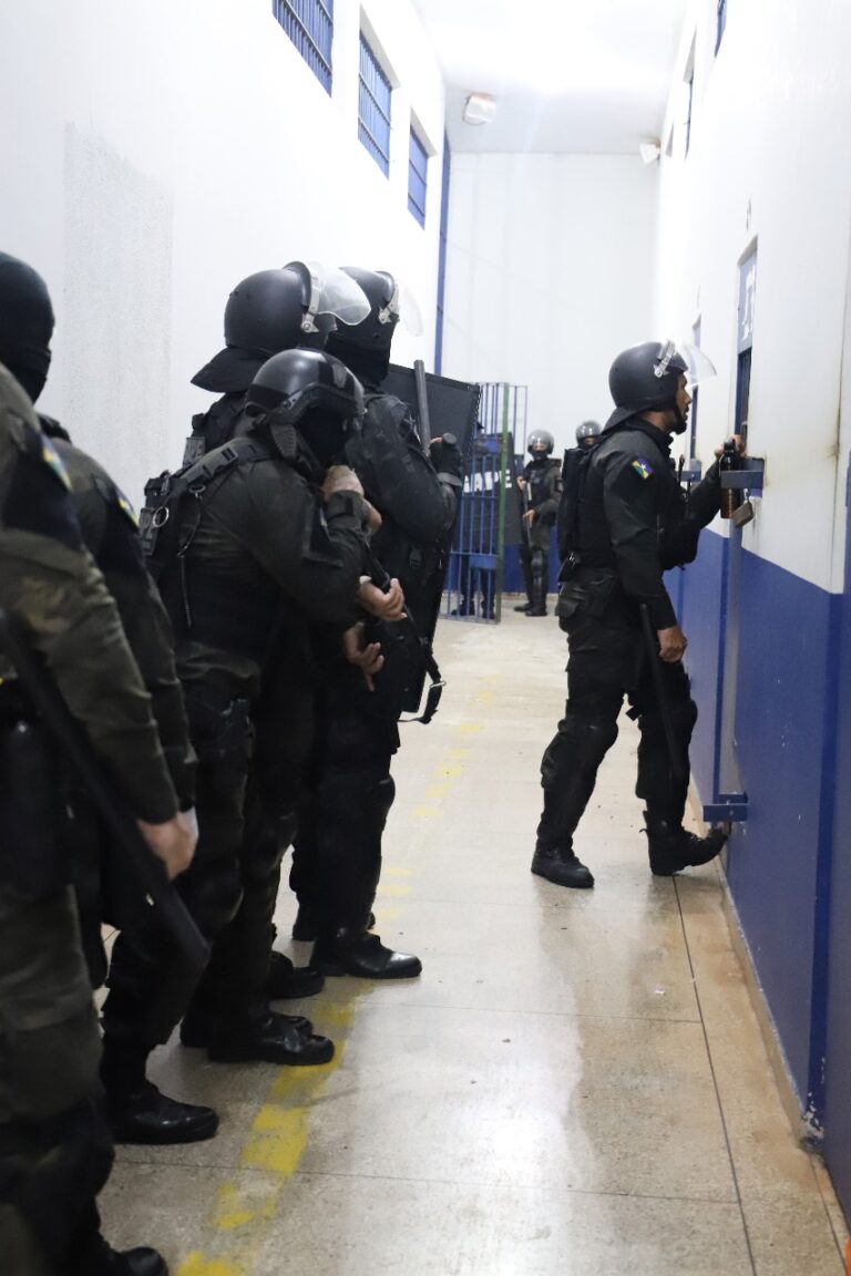 Governo de RO intensifica combate ao crime organizado com revista geral em unidades prisionais do estado