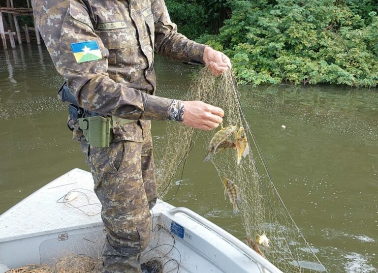 BPA e Sedam realizam operação de fiscalização e combate à pesca predatória no período de defeso