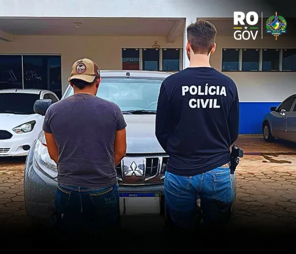 Polícia Civil prende suspeito de estupro de vulnerável em Rondônia