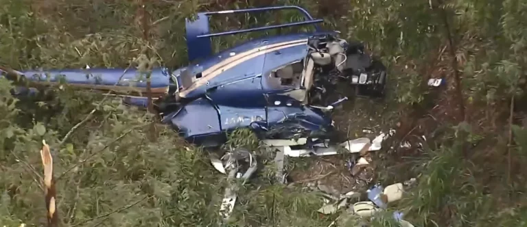  Casal morre em queda de helicóptero em caieiras; piloto e filha são resgatados com vida