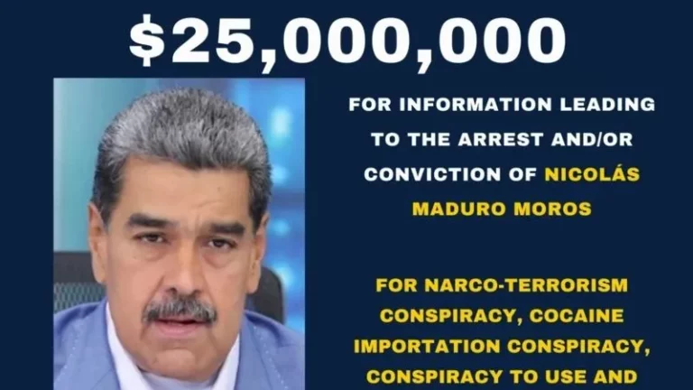 EUA oferecem US$ 25 milhões por prisão de Maduro