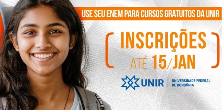 Unir 2025: Último dia de inscrição para vagas de ações afirmativas com notas do Enem