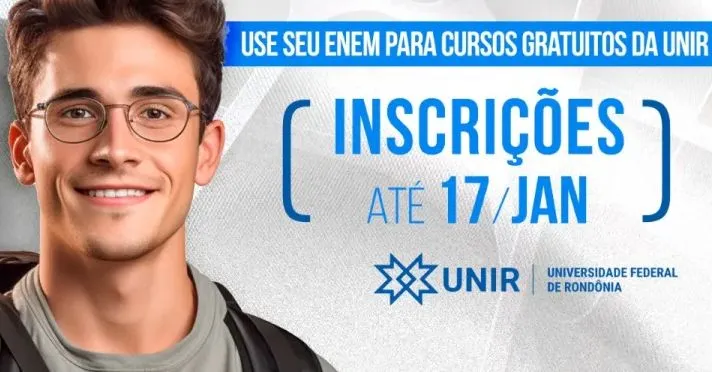 Unir 2025: Cotas e Ampla Concorrência recebem inscrições até sexta, dia 17