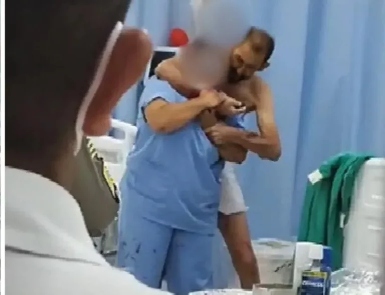 Paciente é morto pela polícia após atacar enfermeira em hospital de Goiás (vídeo)
