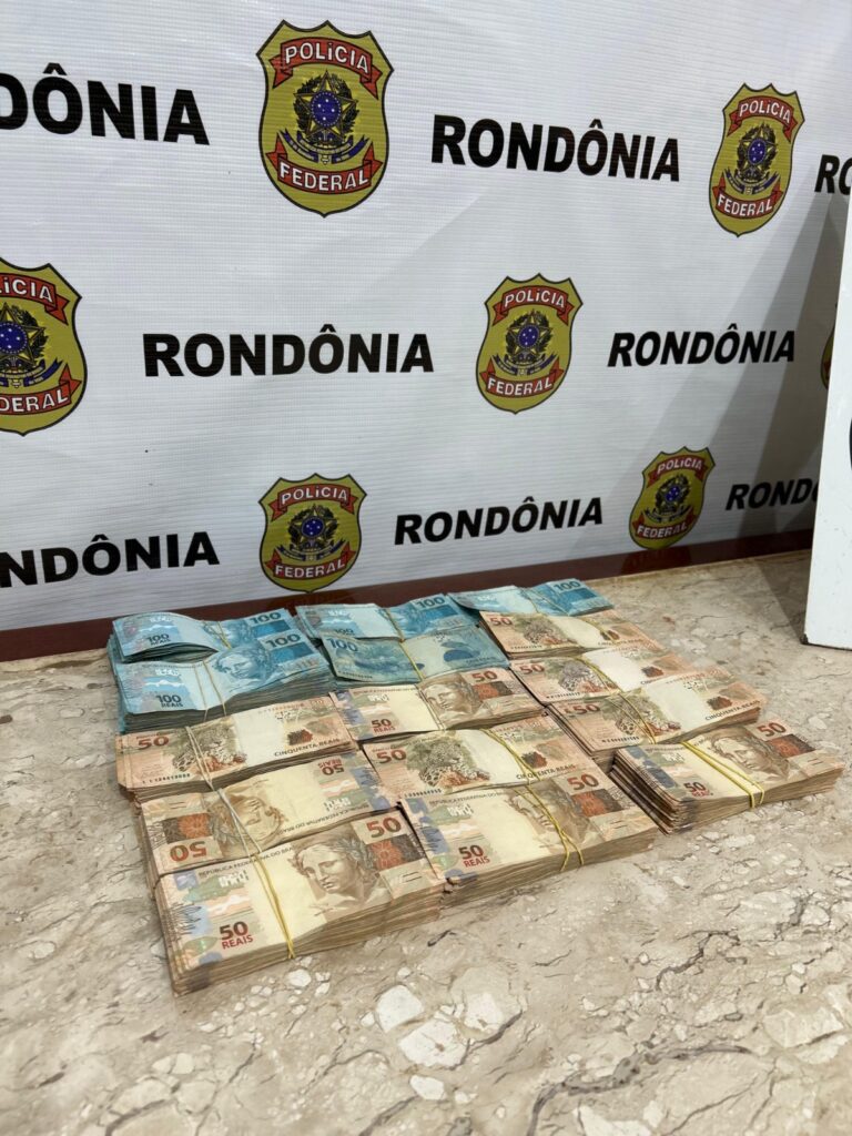 PF prende em flagrante uma mulher suspeita de lavagem de dinheiro em Rondônia