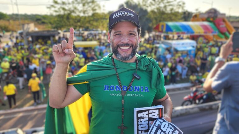 Delegado Camargo participa da manifestação “Reaja Brasil” em Porto Velho