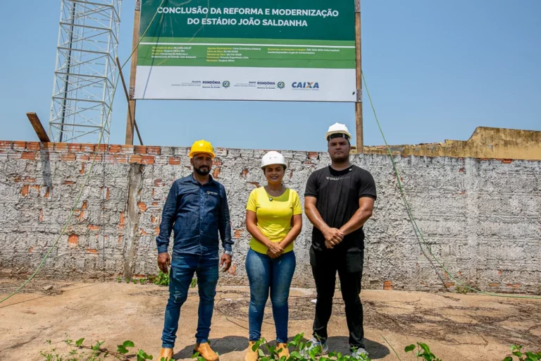 Dra. Taíssa acompanha início da revitalização do Estádio João Saldanha em Guajará- Mirim