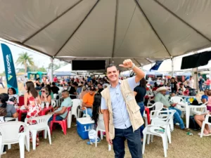 Cássio Gois prestigia 16º Festa da Linguiça, evento reuniu quase 20 mil pessoas em dois dias de celebração.