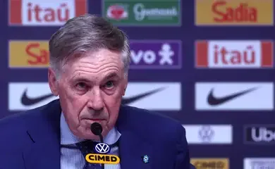 Soccer Football - Brazil coach Carlo Ancelotti Press Conference - CBF Headquarters, Rio de Janeiro, Brazil - March 16, 2026 Brazil coach Carlo Ancelotti during press conference REUTERS/Pilar Olivares