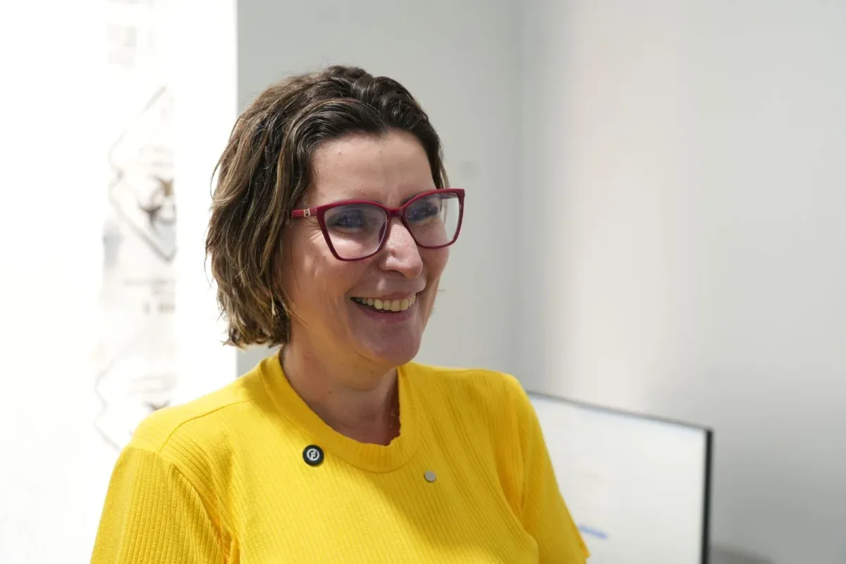 Francieli Colegari relatou a melhoria no ambiente de trabalho, o que ela considera uma verdadeira evolução da saúde no município