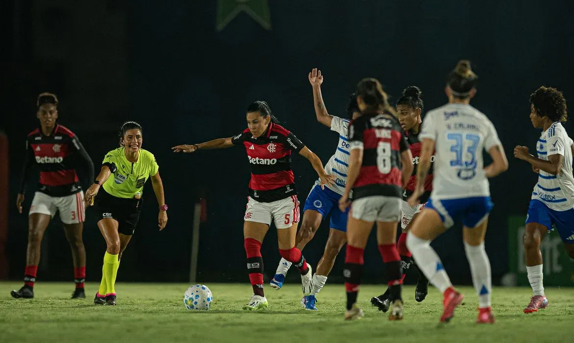 Paula Reis/Flamengo/Direitos reservados flamengo, cruzeiro, brasileiro feminino